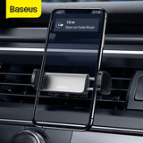 Baseus Car Phone Holder Air Vent Stand for Iphone XS 11 Samsung 4.7-6.5 Inch Mobilephone Auto Support Mount Car Phone Bracket