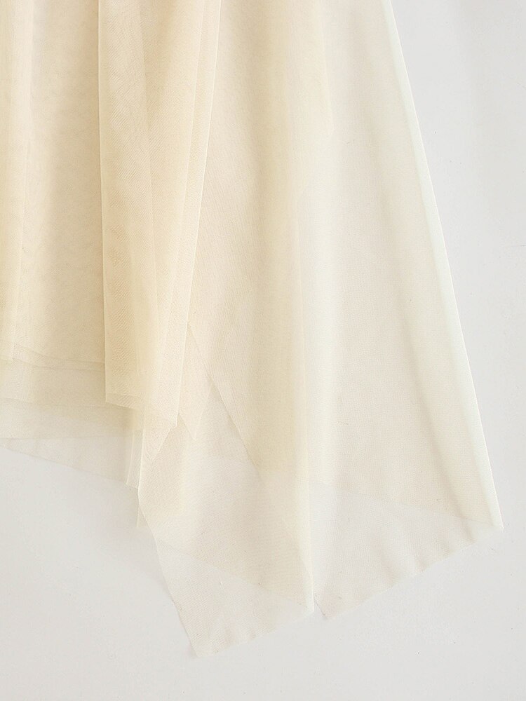 Boat Neck Semi Sheer Loose Long Cape Coat