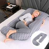 Emete J-shaped pregnancy sleeping pillow