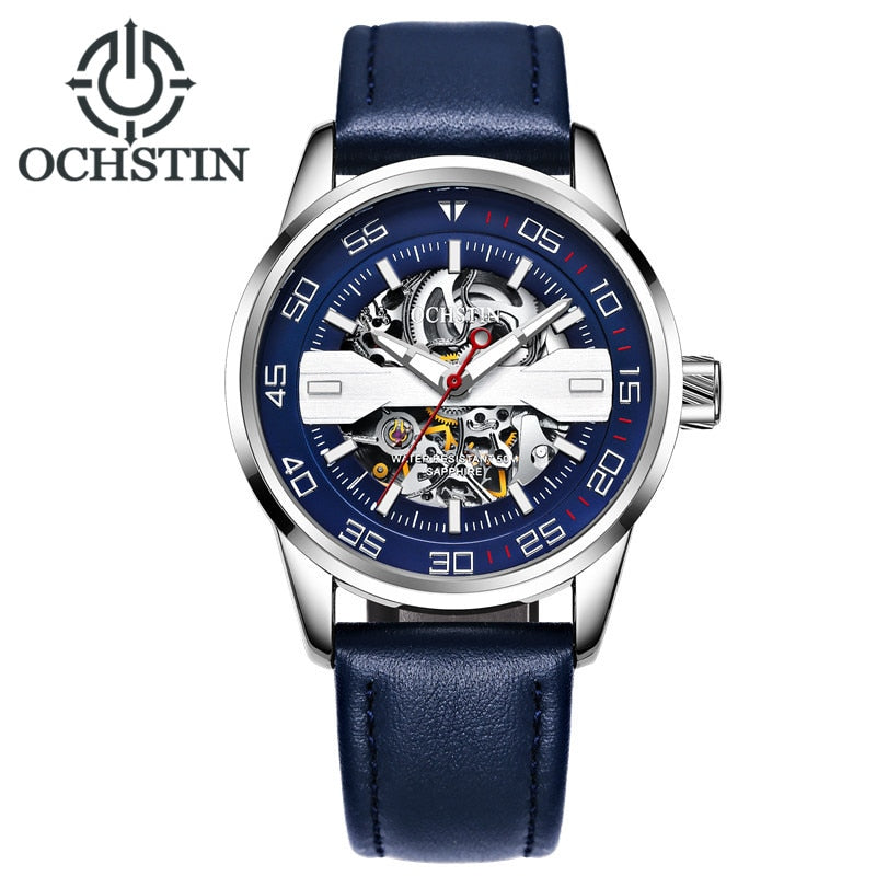 OCHSTIN Sport Design Watch Mens Watches Top Brand Luxury Montre Homme Clock Men Automatic Skeleton Watch - Emete store