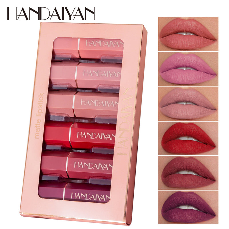 HANDAIYAN Matte Lipstick Gift Box Set of 6 - Emete Store