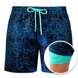 Summer Shorts Men's Beach Pants Sweatpants Printed Double Shorts