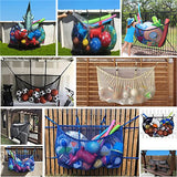 Large Swimming Pool Storage Bag Foldable Hanging Heavy-Duty Mesh Bag, Toy and Household Goods Storage Bag