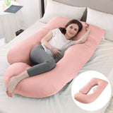 Emete J-shaped pregnancy sleeping pillow