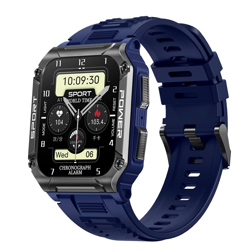 NX6 smart watch Bluetooth call 1.95 inch large screen compass heart rate blood oxygen IP68 waterproof - Emete store