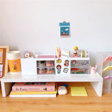 Ins Style Desktop Storage Box Stationery Pen Holder Office Student Stationery Pen Holder Cosmetics Sundries Storage