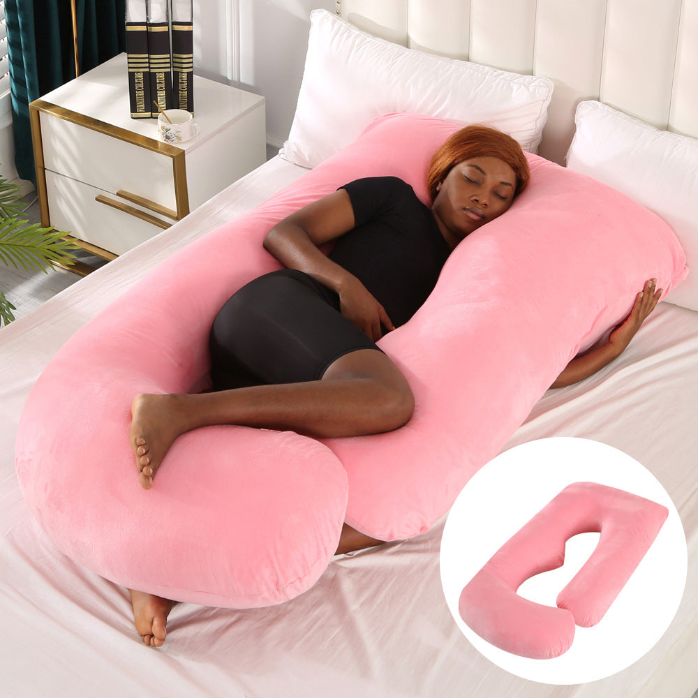 Emete J-shaped pregnancy sleeping pillow