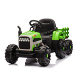 Children's electric tractor toy, powered by 24V battery, 200w * 2 motor 1.86-4.97MPH/remote control three speed adjustable