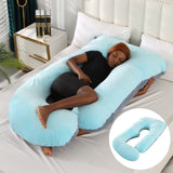 Emete J-shaped pregnancy sleeping pillow