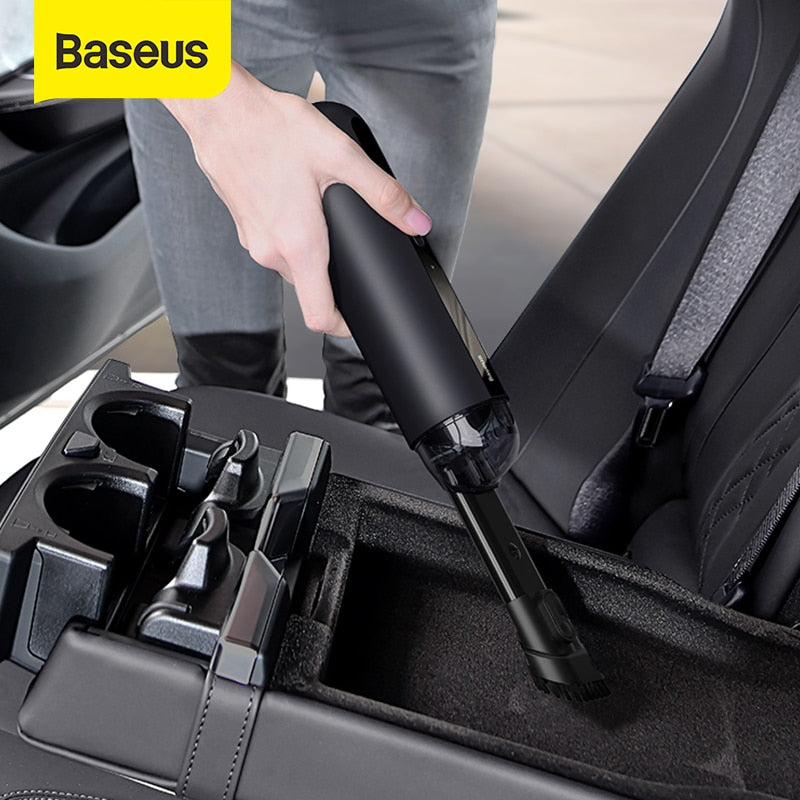 Baseus A2 Car Vacuum Cleaner Mini Handheld Auto Vacuum Cleaner with 5000Pa Powerful Suction For Home & Car & Office - Emete Store