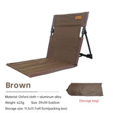 Outdoor camping backrest cushion chair portable folding chair tent leisure chair balcony park lawn picnic chair