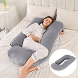 Emete J-shaped pregnancy sleeping pillow