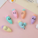 1 PCS Cute Mini Highlighter Lovely Cartoon Paint Marker Pen School Office Office Stationery Supply Capsule Vitamin Kawaii Funny