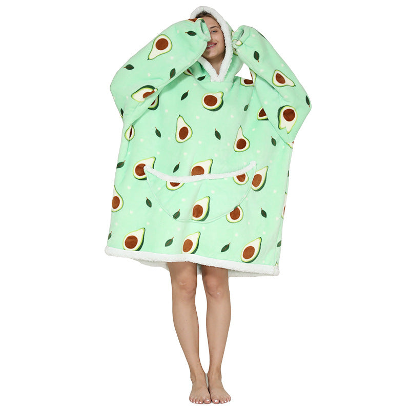 Comfy Hooded Fleece Blanket - emete Store