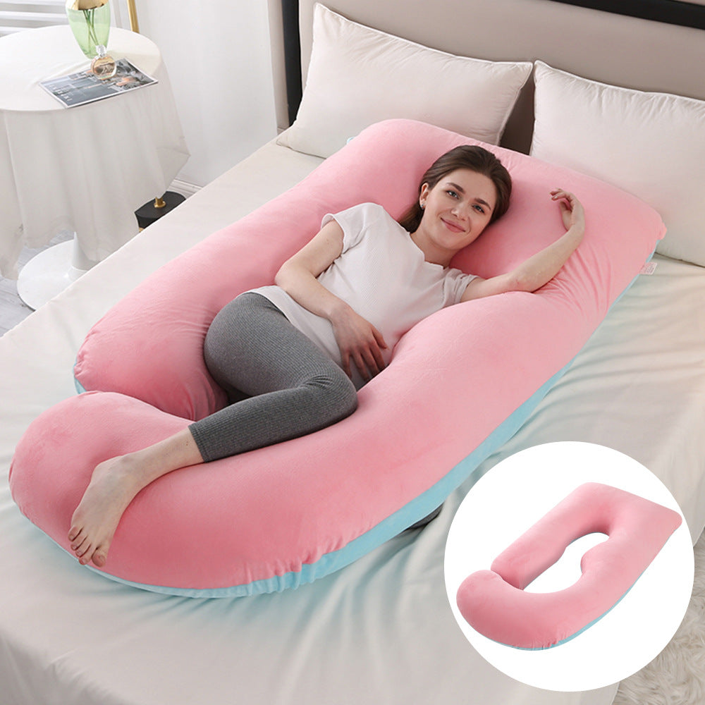 Emete J-shaped pregnancy sleeping pillow