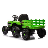 Children's electric tractor toy, powered by 24V battery, 200w * 2 motor 1.86-4.97MPH/remote control three speed adjustable