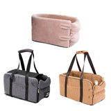 Puppy Cat Bed Car Console Pet Litter Portable Car Handrail Dog Cat Mat Travel Bed Safety Pet Seat - Emete store