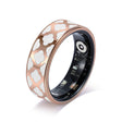 Health Smart Titanium Steel Ring Waterproof Blood Pressure Oxygen Sleep Movement Tracking Multi-Function Ring High-Tech Pair Ring - Emete store