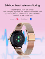 SN91 Smart Watch Full Circle Female Physiological Blood Pressure Monitoring Sports Waterproof Bluetooth Bracelet - Emete store