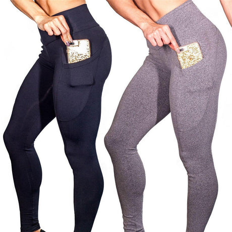 Push Up Black Leggings Women Fshion High Waist Workout Polyester fitness Leggings Activewear Slim Legging - Emete store