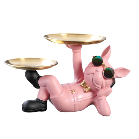 Cute French Bulldog Resin Figurine, Perfect for Table Decoration - Emete store