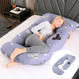 Emete J-shaped pregnancy sleeping pillow