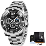 New Quartz Watch Men's Sports Waterproof Watch Multifunctional Chronograph - Emete store