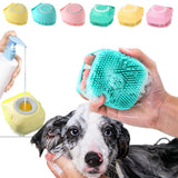 Pet shower brush