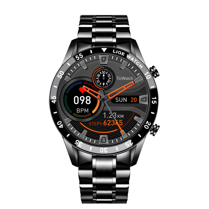 Multifunctional Smart Watch Bluetooth Call Pedometer Blood Pressure Heart Rate Detection Waterproof Watch - Emete store