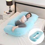 Emete J-shaped pregnancy sleeping pillow