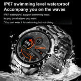 Multifunctional Smart Watch Bluetooth Call Pedometer Blood Pressure Heart Rate Detection Waterproof Watch - Emete store