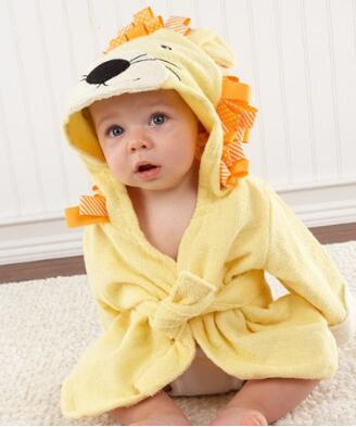 16 Designs Hooded Animal modeling Baby Bathrobe/Cartoon Baby Spa Towel/Character kids bath robe/infant beach towels