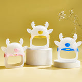 New Deer Glove Hand Teether Baby Food Grade Silicone Teether Baby Teething Stick Teether Toys