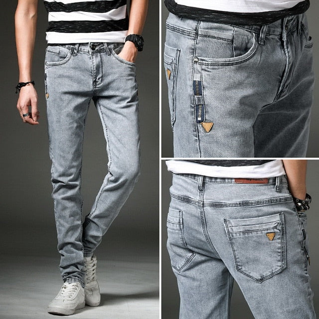 Denim Skinny Jeans Distressed Men - Emete Store