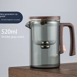 Xiaoman Waist new rodless elegant cup, one click magnetic suction filter glass tea pot, automatic tea separation tea cup