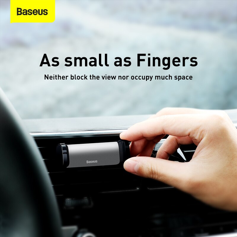 Baseus Car Phone Holder Air Vent Stand for Iphone XS 11 Samsung 4.7-6.5 Inch Mobilephone Auto Support Mount Car Phone Bracket