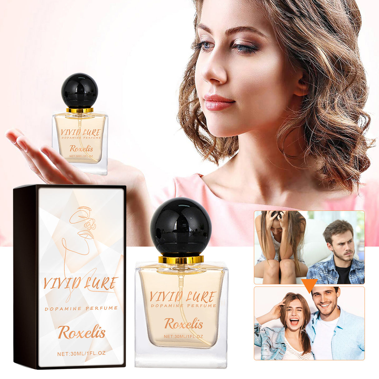 Dopamine Perfume, Natural Fragrance Fruit Light Fragrance Couples Dating Niche Atmosphere Perfume Lasting Fragrance Perfume - Emete store