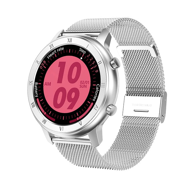 Full Touch Smart Watch Women IP68 Waterproof Bracelet ECG Heart Rate Monitor Sleep Monitoring Sports Smartwatch For Ladies - Emete store