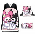 New Cartoon School Bag Printing Custom Bookbag High Quality Backpack Pencil Cases Kids Bags For Girls