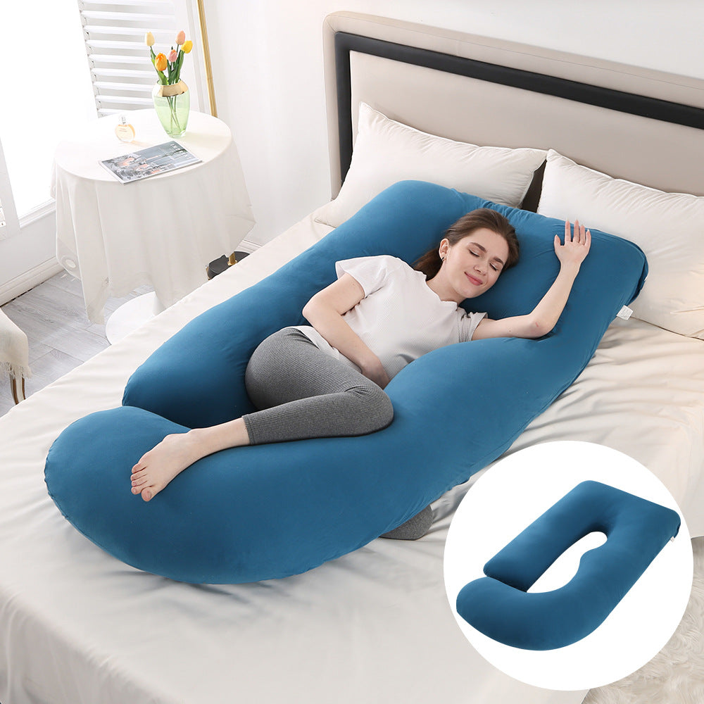 Emete J-shaped pregnancy sleeping pillow