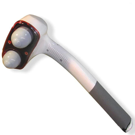 Electric Handheld Massager Hammer Vibrating Back Muscle Relax Neck Body Cervical Vertebra Relax Stick Roller with 2 Massage Head - Emete store