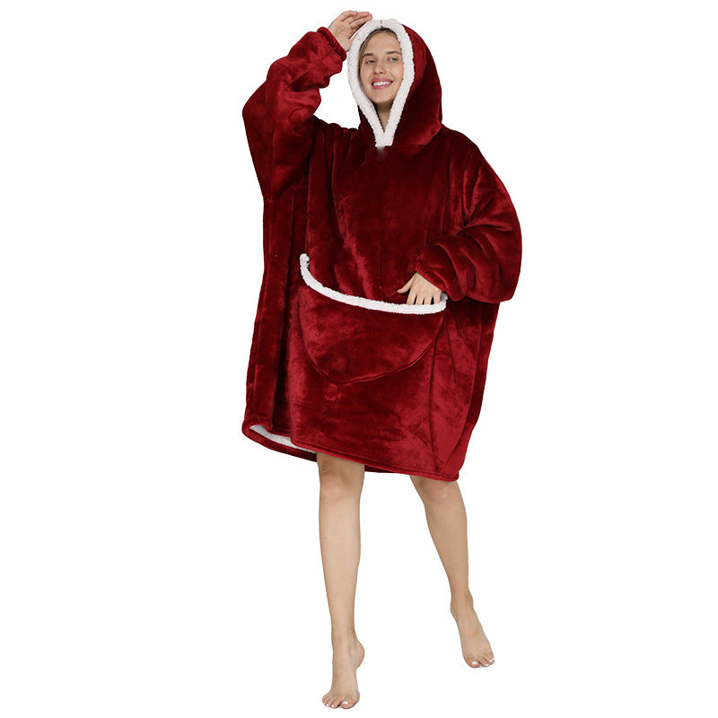 Comfy Hooded Fleece Blanket - emete Store