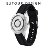 EUTOUR Magnetic Ball Men's Personality Creative Watch Tide Black Technology Cool Concept Frameless Design Watch - Emete store