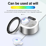 x26 Ultra Small Mini Hidden Wireless Bluetooth 5.0 Earphone Touch Control Portable Charging Case Earbuds TWS Sport Headset - Emete store