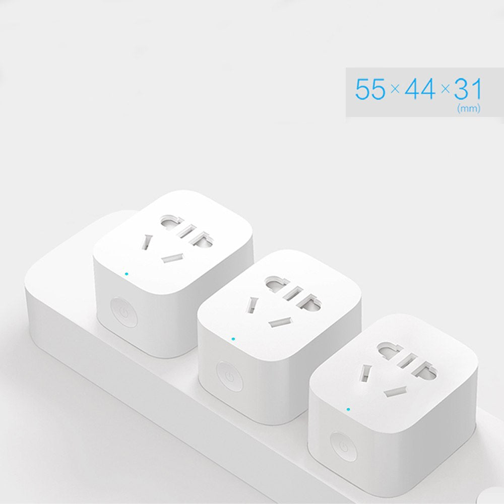 100% Original Xiaomi Smart Socket Plug Bacic WiFi Wireless Remote Socket Adaptor Power On And Off With Phone