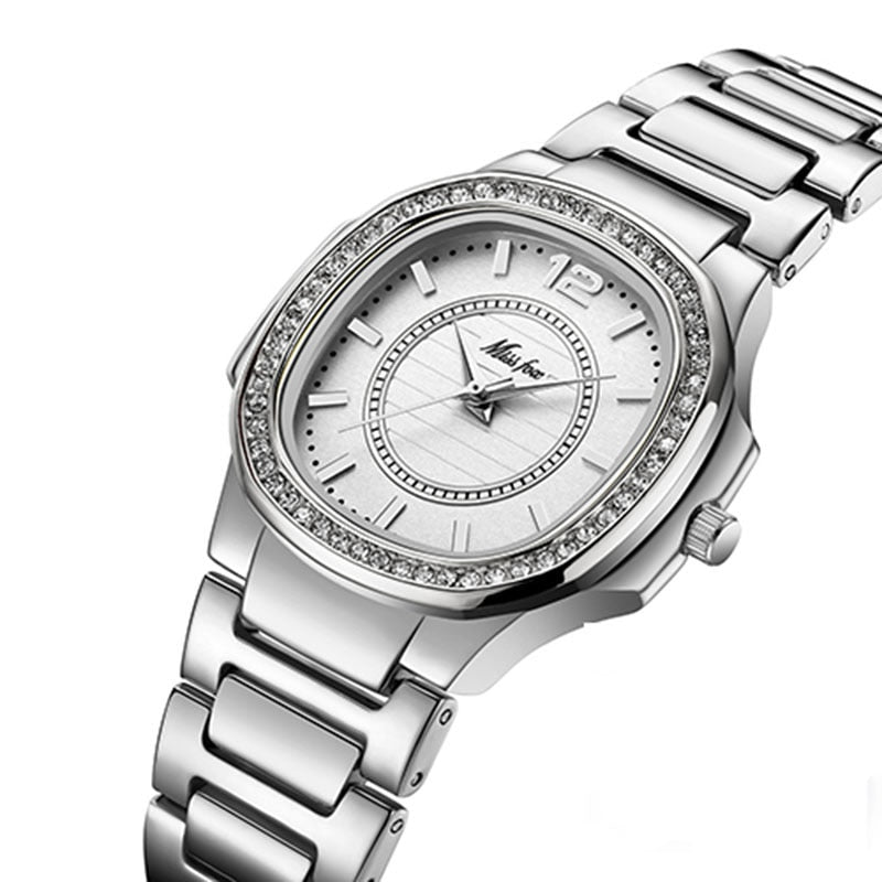 Missfox 2549 Women Watches Women Fashion Watch Geneva Designer Ladies Watch Luxury Brand Diamond Quartz Gold Wrist Watch Gifts For Women - Emete store