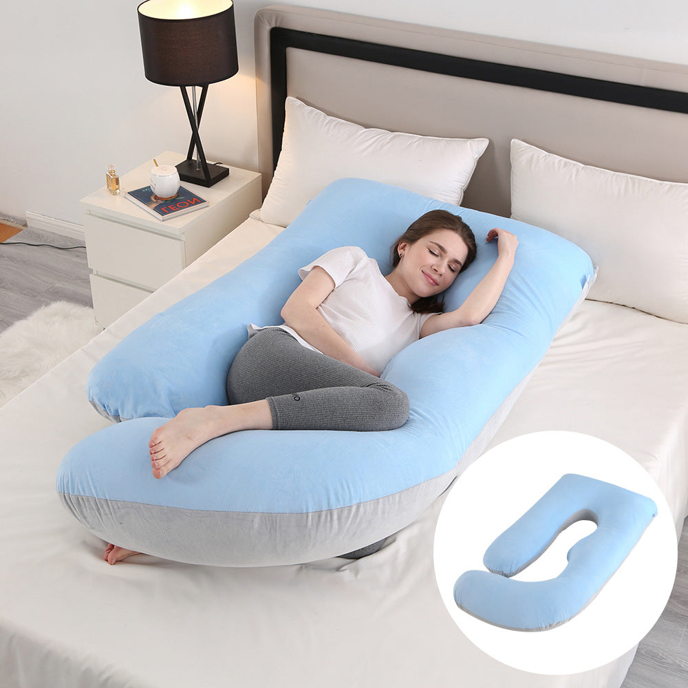 Emete J-shaped pregnancy sleeping pillow