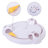 Funny Cat Interactive Pet Cat Toys Automatic Rotating Cat Play Teaser Plate Mice Catch Toy Electric Playing Exercise Toys - Emete store