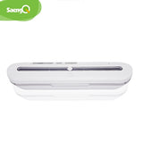 saengQ Best Vacuum Food Sealer 220V/110V Automatic Commercial Household Food Vacuum Sealer Packaging Machine Include 5Pcs Bags