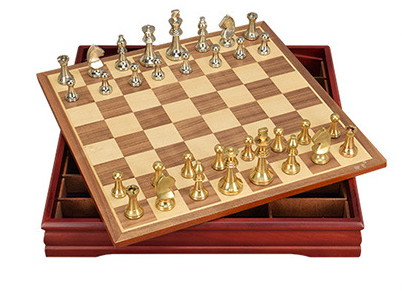 Chess Set Metal Pieces - Emete Store